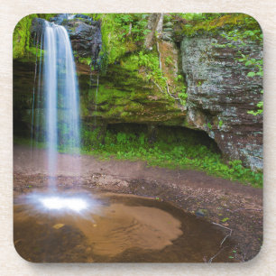 Dessous-de-verre États-Unis, Michigan. Scott's Falls dans le Haut-M