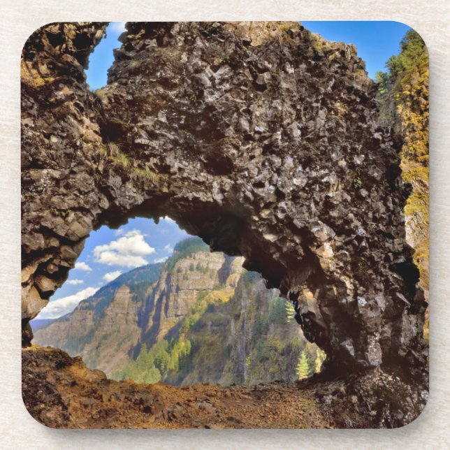 Dessous-de-verre États-Unis, Oregon. Arc De Roche D'Âges Dans La Ri (Devant)