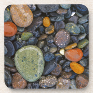 Dessous-de-verre États-Unis, Washington, Lopez Island, Agate Beach