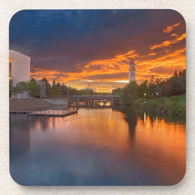 Dessous-de-verre États-Unis, Washington, Spokane, Riverfront Park (Devant)