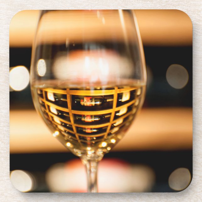 Dessous-de-verre États-Unis, Washington, Walla Walla. Verre à vin (Devant)