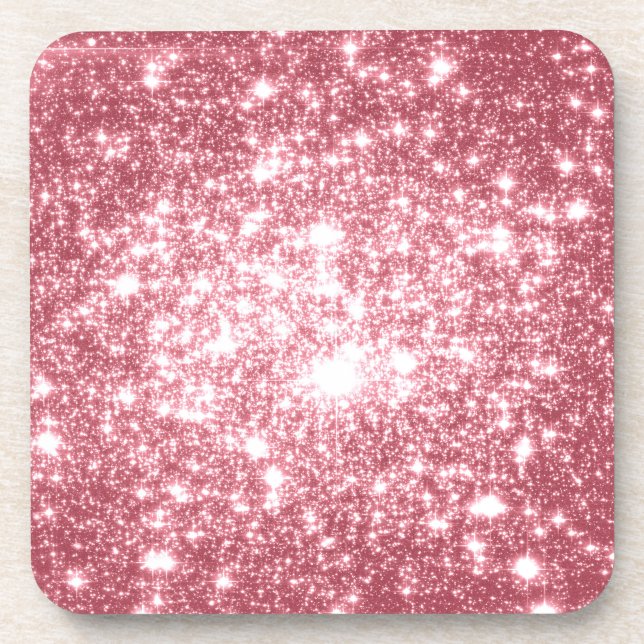 Dessous-de-verre Étincelle rose (Devant)