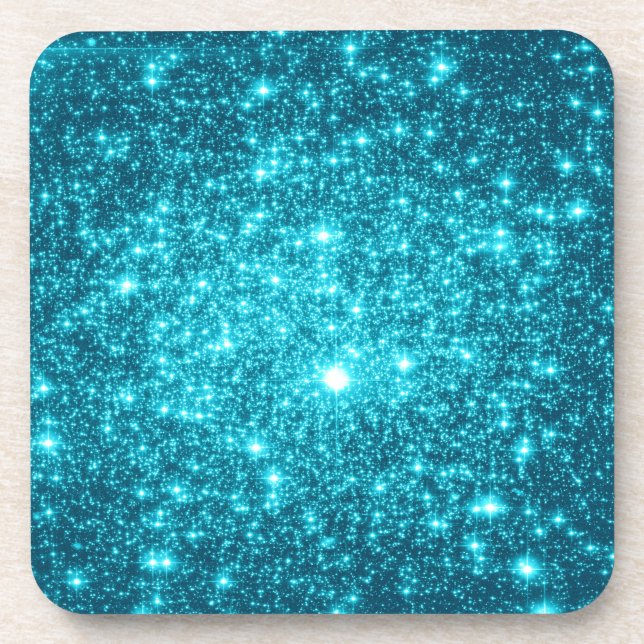 Dessous-de-verre Étincelle Turquoise (Devant)