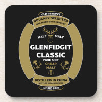 Étiquette de whisky écossais de Noël