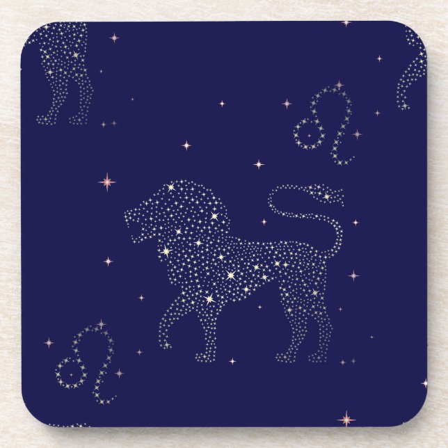 Dessous-de-verre étoile leo (Devant)