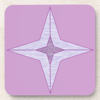 Dessous-de-verre Étoile violette