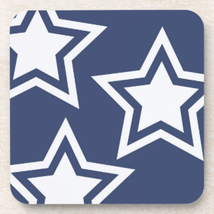 Dessous-de-verre Étoiles Bleues Blancs