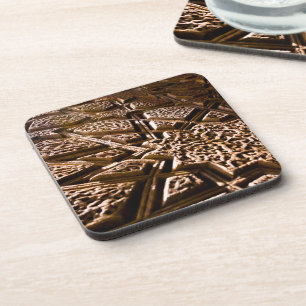 Dessous-de-verre Étoiles d'argile terrestre