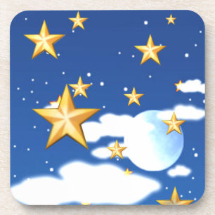 Dessous-de-verre Etoiles d'or -