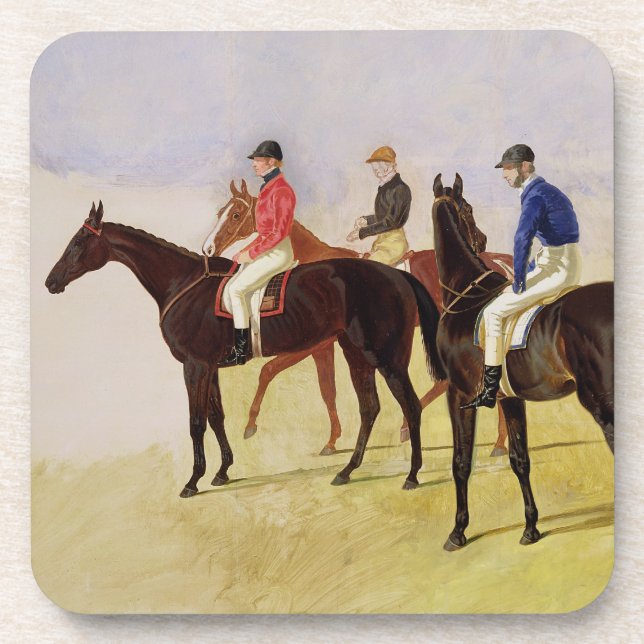 Dessous-de-verre Étude de trois fissures de course d'obstacles : (Devant)