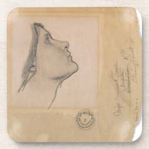 Dessous-de-verre Étudiez pour le "Lamia", c.1904-05 (le crayon sur