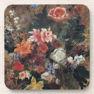 Dessous-de-verre Eugène Delacroix Bouquet Vintage des fleurs