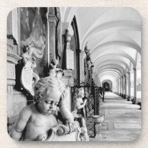 Dessous-de-verre Europe, Autriche, Salzbourg. Chérubin et monument