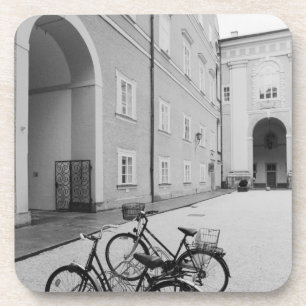 Dessous-de-verre Europe, Autriche, Salzbourg. Vélos dans la
