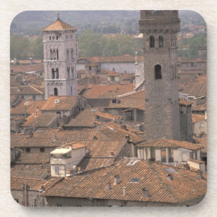 Dessous-de-verre Europe, Italie, Toscane, Lucques, Panorama de la v