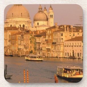 Dessous-de-verre Europe, Italie, Vénétie, Venise. Vue au coucher du