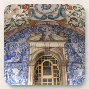 Dessous-de-verre Europe, Portugal, Obidos. Architecture colorée