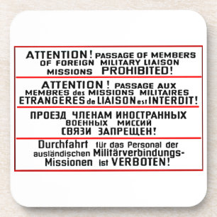 Dessous-de-verre Évènements mémorables de signe de mission