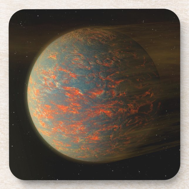 Dessous-de-verre Exoplanet 55 Cancri E Et Sa Surface Moulée (Devant)