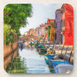 Dessous-de-verre Explorer le charme vibrant de Burano