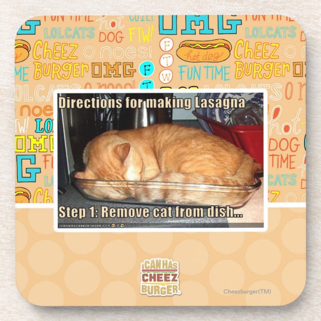 Dessous-de-verre Fabrication du lasagne (Devant)