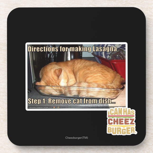 Dessous-de-verre Fabrication du lasagne (Devant)