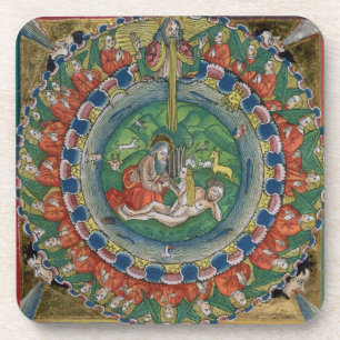 Dessous-de-verre Fac-similez la copie du 2h22 Ève créée par Dieu,