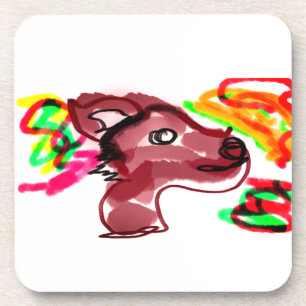 Dessous-de-verre Face d'automne renard