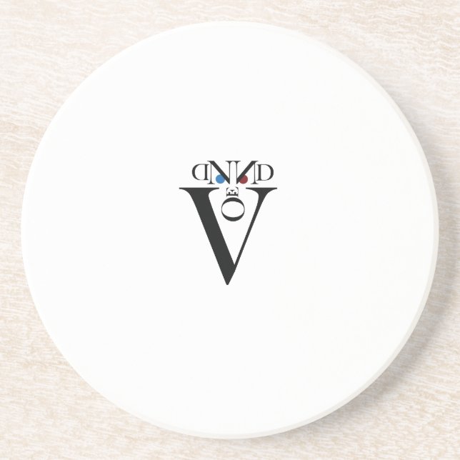 Dessous de verre face lettre (Devant)