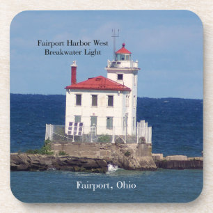 Dessous-de-verre Fairport Harbour West Breakwater Light 6 dessous d