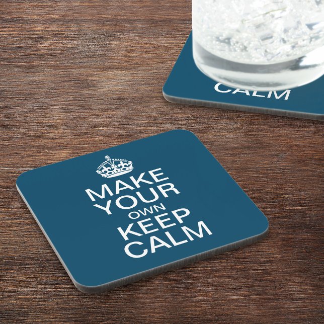 Dessous-de-verre Faites votre propre Calme et de continuer sur les  (Créateur téléchargé)