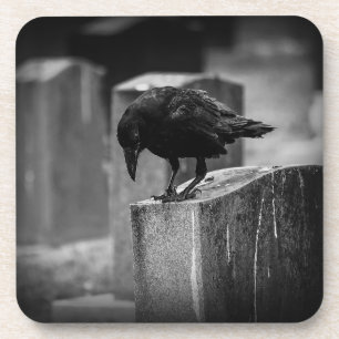 Dessous-de-verre Falln Cemetery Crow