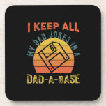 Dessous-de-verre Father's Day I Keep All My Father Jokes<br><div class="desc">Father's Day I Keep All My Father Jokes</div>