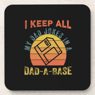 Dessous-de-verre Father's Day I Keep All My Father Jokes
