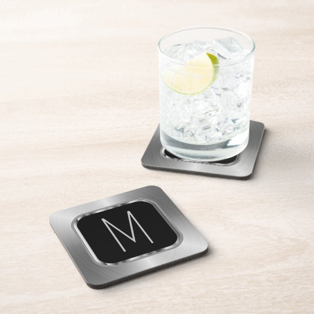 Dessous-de-verre Faux Monogramme Acier inoxydable (Côté Droit)