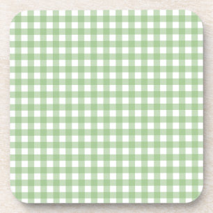 Dessous-de-verre FayeandLauren Green Buffalo Plaid Motif