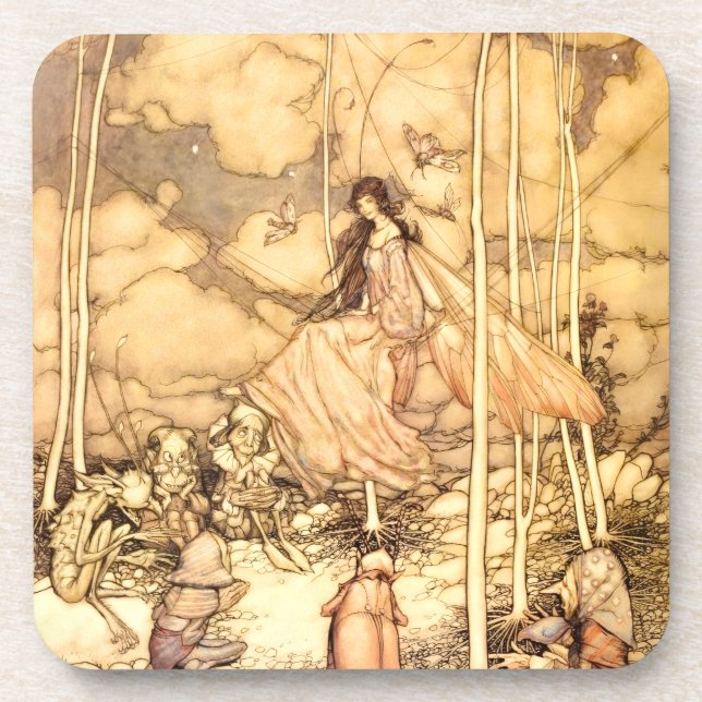 Dessous-de-verre Fée Arthur Rackham (Devant)