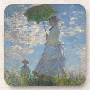 Dessous-de-verre Femme avec parasol - Madame Monet et son fils