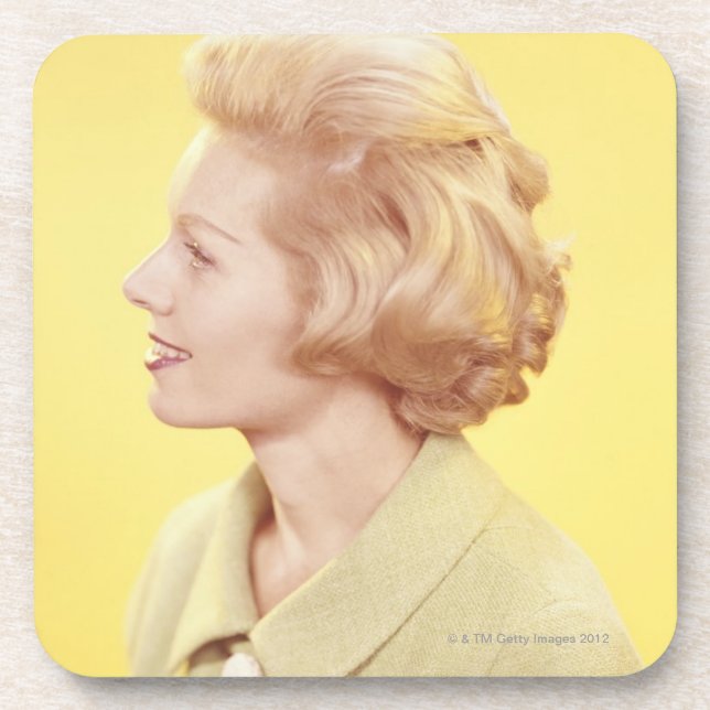 Dessous-de-verre Femme blonde 2 (Devant)