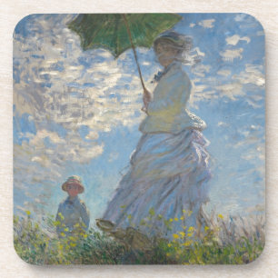 Dessous-de-verre Femme de Claude Monet avec un parasol 1875