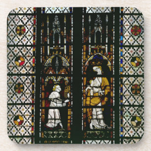 Dessous-de-verre Fenêtre dépeignant la Vierge et le Raoul de