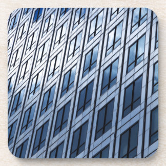 Dessous-de-verre Fenêtres abstraites bleu gris