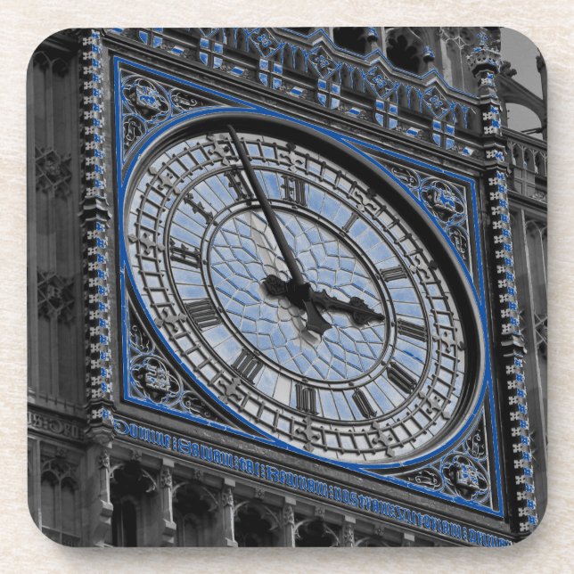 Dessous-de-verre Fermer Big Ben Horloge Tour Voyage Europe (Devant)