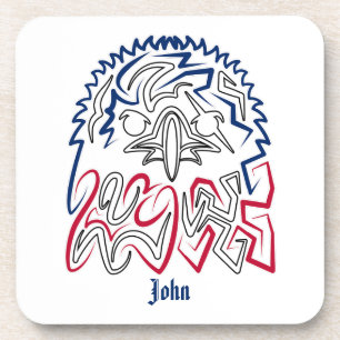 Dessous-de-verre Fête de l'Indépendance Aigle américain