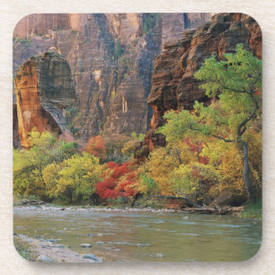 Dessous-de-verre Feuillage d'automne le long de la rivière Virgin p