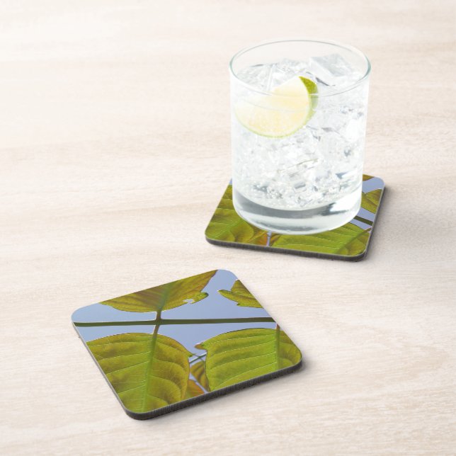Dessous de verre feuille ressort (Côté Droit)