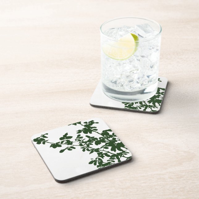 Dessous de verre Feuille verts (Côté Droit)