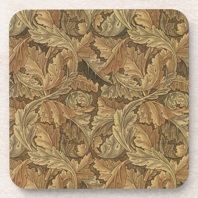 Dessous-de-verre Feuilles d'Acanthus par William Morris, Textile An (Devant)