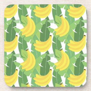 Dessous-de-verre Feuilles De Banane Et Motif De Fruits