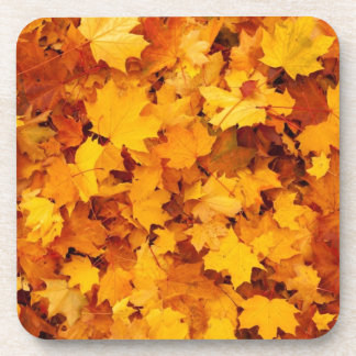 Dessous-de-verre Feuilles d'érable jaune d'automne